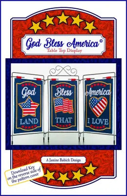 God Bless America Table Top Display