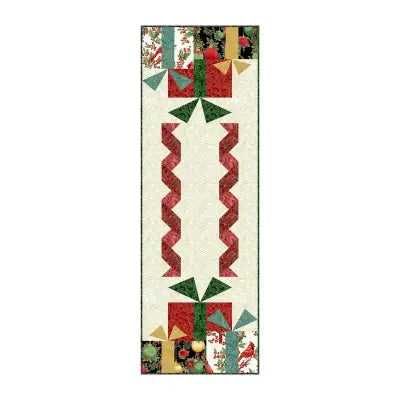 Gold Bearhug Fa La La Table Runner