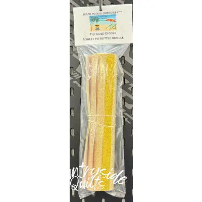 The Gold Digger Glitter Sheet Bundle 5pk