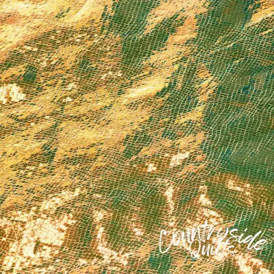 Gold Unicorn Faux  Leather 5 yards