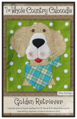 Golden Retriever Precut Fused Applique Pack