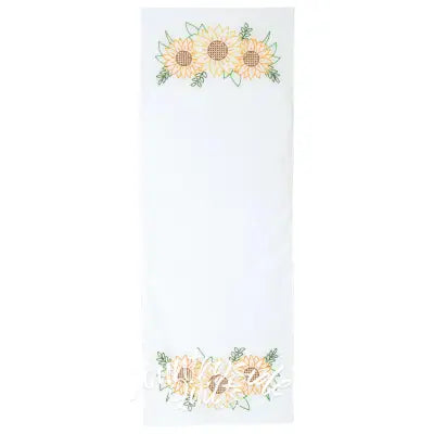 Golden Sunflowers Table Runner