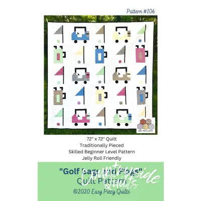 Golf Bags and Flags Quilt Pattern