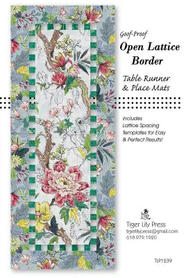 Goof-Proof Lattice Border Table Runner & Placemats
