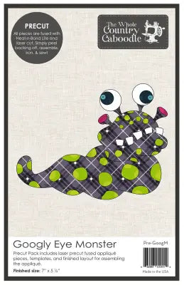 Googly Eye Monster Laser Precut Fused Applique Pack