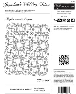 Grandma's Wedding Ring Replacement Papers