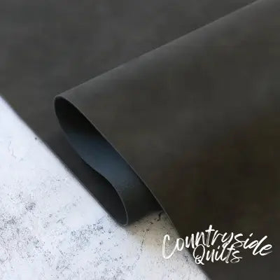 Graphite Rugged Faux Leather 1/2yd