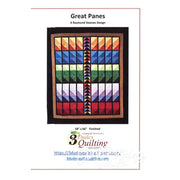 Great Panes Quilt Pattern featuring Triangles On A Roll
