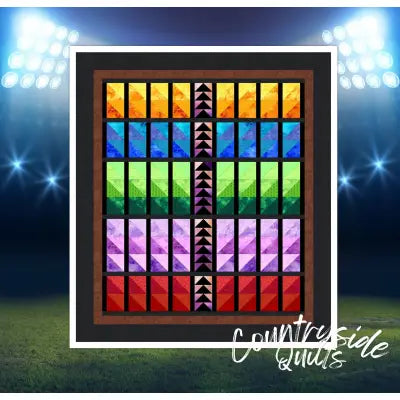 Great Panes Quilt Pattern featuring Triangles On A Roll