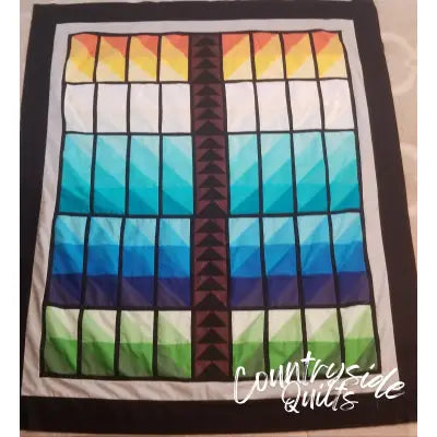 Great Panes Quilt Pattern featuring Triangles On A Roll