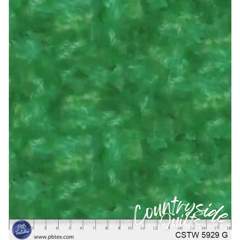 Green Color Stories Cotton Wideback Fabric per yard