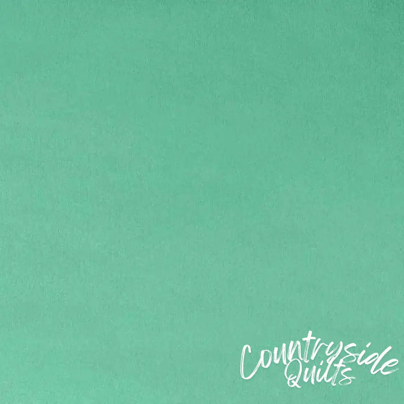 Green Spearmint Cuddle 3 Extra Wide Solid Fabric per yard