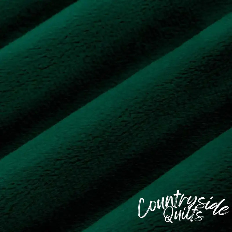 Green Spruce Cuddle 3 Extra Wide Solid Fabric per yard