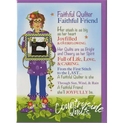 Greeting Card Faithful Quilter