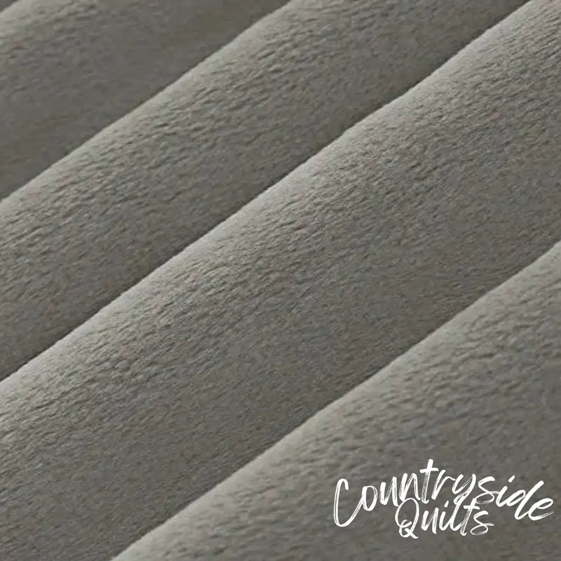 Grey Charcoal Cuddle 3 Extra Wide Solid Fabric per yard