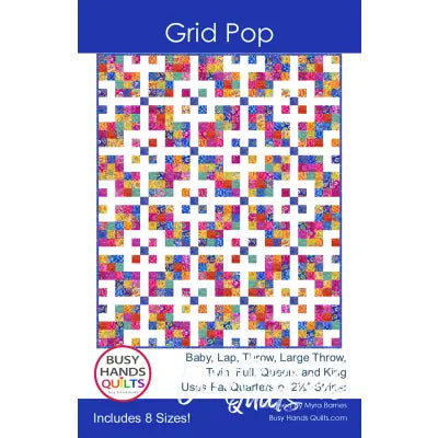 Grid Pop Quilt Pattern