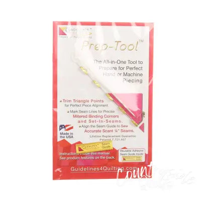 Guidelines Ruler Prep Tool & Instruction Booklet