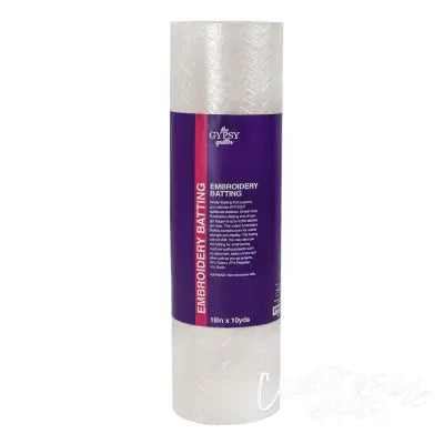 The Gypsy Quilter Embroidery Batting 18in x 10yds