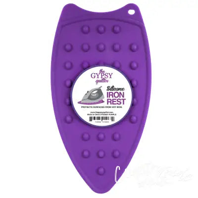 The Gypsy Quilter Silicone Iron Rest Purple