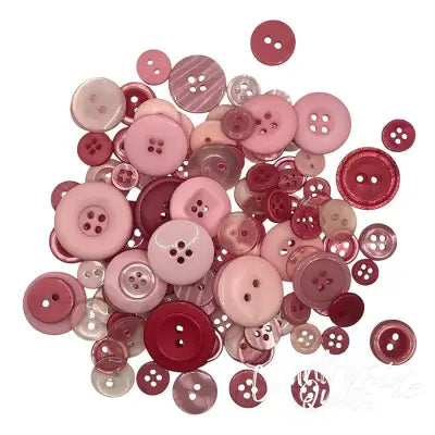 Haberdashery Pink Buttons