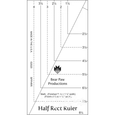 Half Rect Ruler