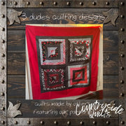 Half Square Stripes Sampler Quilt Pattern 85035 3DQ6966