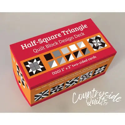 Half-Square Triangle Quilt Block Design Deck
