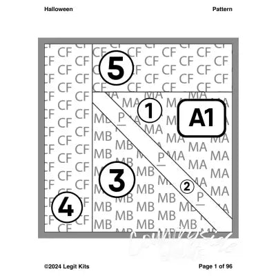 Halloween Pattern by Cole's Quilts