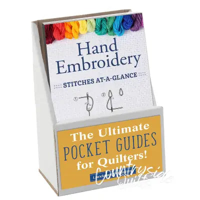 Hand Embroidery Stitches At-A-Glance Pocket Guide Displays