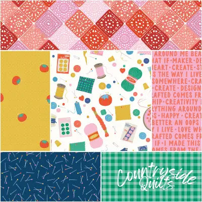 Hand Made 1 Yard Bundle Cloud, 6 Pcs.