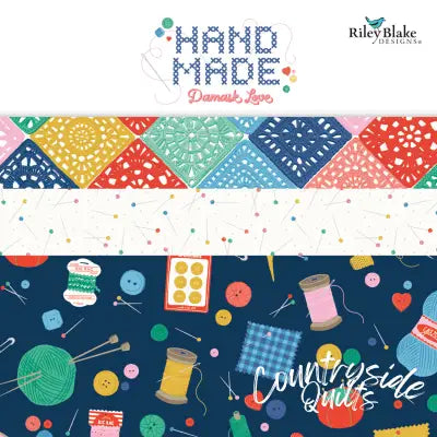 Hand Made 5in Squares, 42pcs/bundle