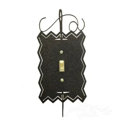 Hand Painted Needle & Thread Single Switch Cover