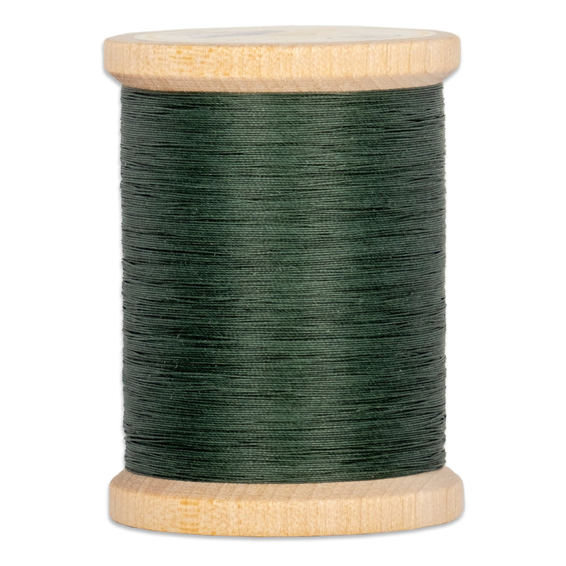 Hand Quilting Thread #010 - Green Wooden Spool
