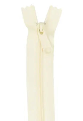 Handbag Zipper 24in Butter Cream