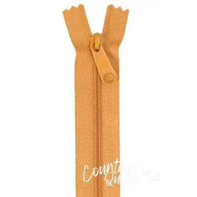 Handbag Zipper 24in Gold