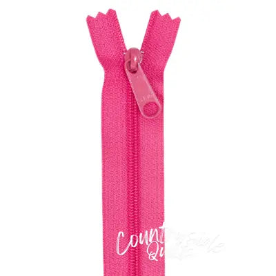 Handbag Zipper 24in Lipstick