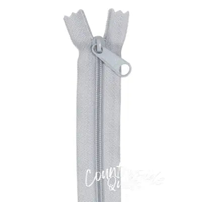 Handbag Zipper 24in Pewter