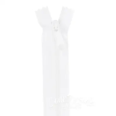 Handbag Zipper 24in White