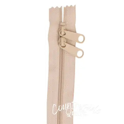 Handbag Zipper 30in Double-slide Natural