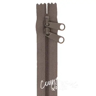 Handbag Zipper 30in Taupe