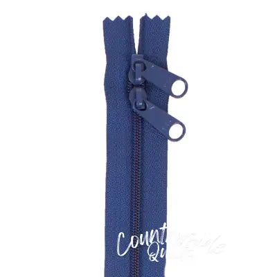 Handbag Zipper 30in Union Blue