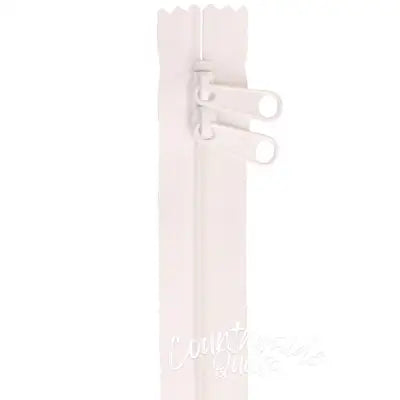 Handbag Zipper 30in White