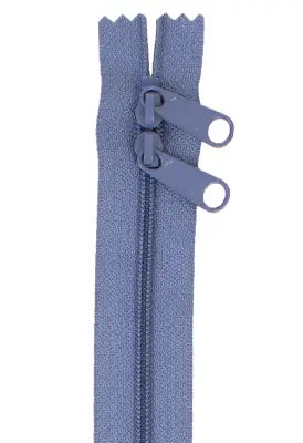 Handbag Zipper 40in Country Blue-Double-Slide