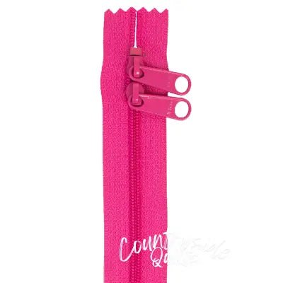 Handbag Zipper 40in Raspberry