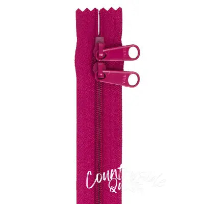 Handbag Zipper 40in Wild Plum-Double-Slide