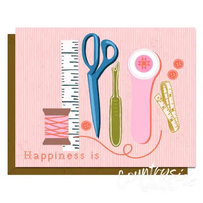 Happiness is Greeting Card