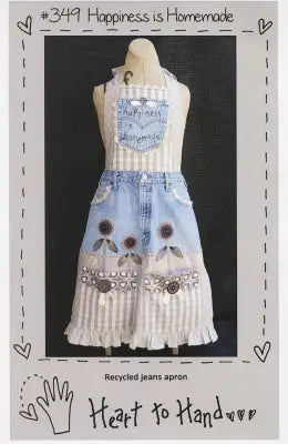 Happiness I Homemade Recycled Jeans Apron