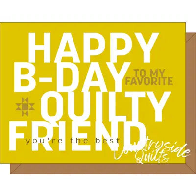 Happy B-Day Gift Card