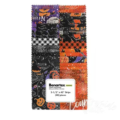 Happy Haunting 2-1/2in Strips, 40pcs/bundle