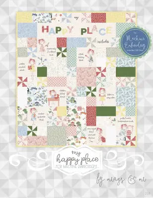 My Happy Place USB for Machine Embroidery